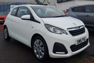 2016 Peugeot 108 1.0 Active in White — image 3