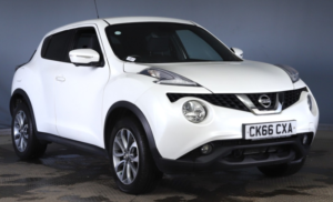 2016 Nissan Juke 1.2 Dig-T Tekna in White — image 2