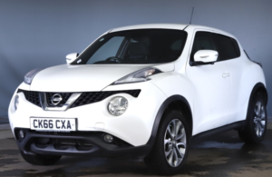 2016 Nissan Juke 1.2 Dig-T Tekna in White — image 3
