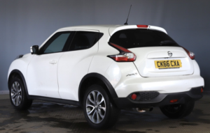 2016 Nissan Juke 1.2 Dig-T Tekna in White — image 4