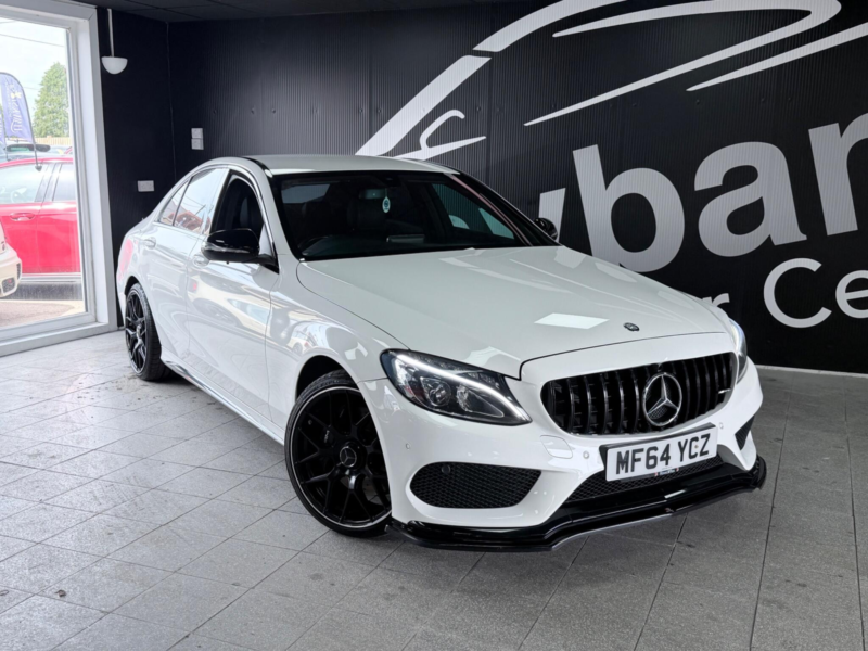 2014 Mercedes-Benz C Class 2.1 C250 Bluetec Amg Line G-Tronic+ Euro 6 (s/s) 4dr in White — image 1