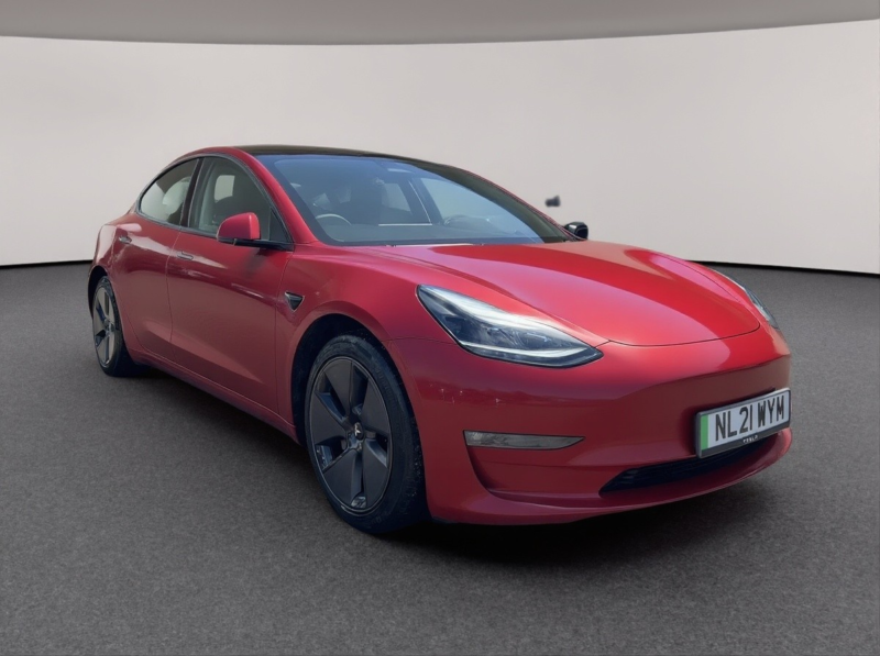 2021 Tesla Model 3 (dual Motor) Long Range AWD Ev in Red — image 1
