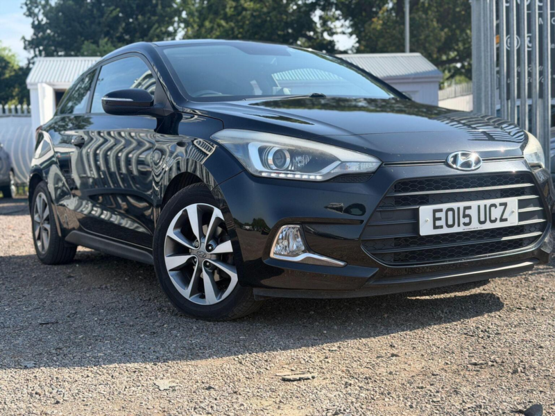 2015 Hyundai I20 1.2 Se Euro 6 3dr in Black — image 1