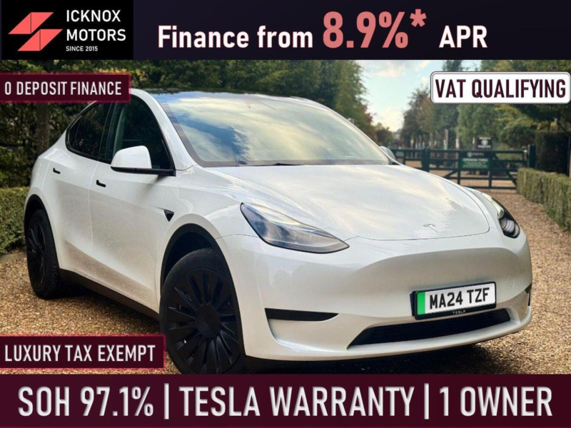 2024 Tesla Model Y Auto Rwd 5dr in White — image 1