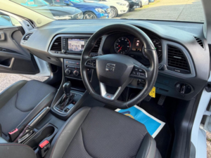 2014 SEAT Leon 1.8 Tsi Fr DSG Euro 6 (s/s) 5dr in White — image 3