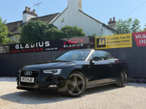2013 Audi A5 Cabriolet 2.0 Tdi S Line Special Edition Euro 5 (s/s) 2dr in Black — image 2