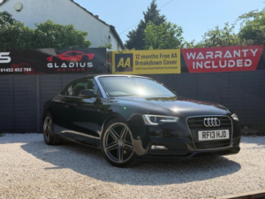 2013 Audi A5 Cabriolet 2.0 Tdi S Line Special Edition Euro 5 (s/s) 2dr in Black — image 4
