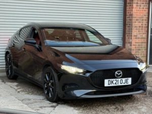 2021 Mazda Mazda3 2.0 E-Skyactiv-X Mhev Gt Sport Euro 6 (s/s) 5dr in Black — image 3