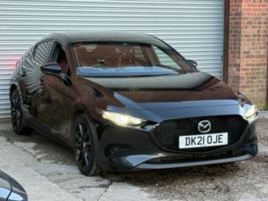 2021 Mazda Mazda3 2.0 E-Skyactiv-X Mhev Gt Sport Euro 6 (s/s) 5dr in Black — image 4