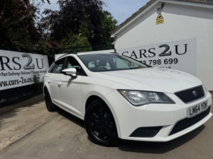 2014 SEAT Leon 1.6 Tdi Cr S in White — image 2