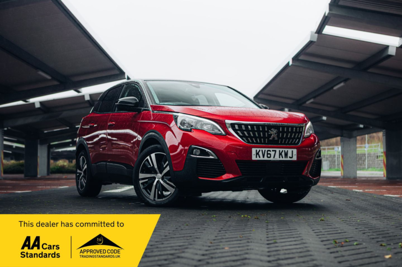 2017 Peugeot 3008 1.6l Active Blue Hdi S/s SUV 5dr Diesel Manual Euro 6 (120 Bhp) in Red — image 1