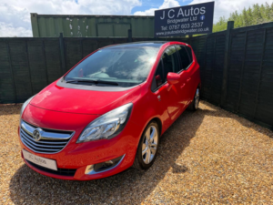 2015 Vauxhall Meriva 1.4i Turbo Se Auto Euro 6 5dr in Red — image 3