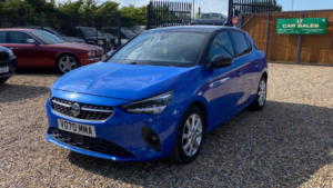 2020 Vauxhall Corsa 1.2 Turbo Elite Nav Auto Euro 6 (s/s) 5dr in Blue — image 3