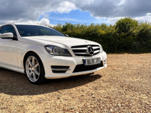 2015 Mercedes-Benz C Class 1.6 C180 Amg Sport Edition G-Tronic+ Euro 6 (s/s) 2dr in White — image 3