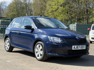 2018 Skoda Fabia 1.0 S Hatchback 5dr Petrol Manual Euro 6 (s/s) (60 Ps) in Blue — image 3