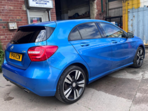 2014 Mercedes-Benz A Class 1.5 A180 Cdi Sport 7g-Dct Euro 5 (s/s) 5dr in Blue — image 3