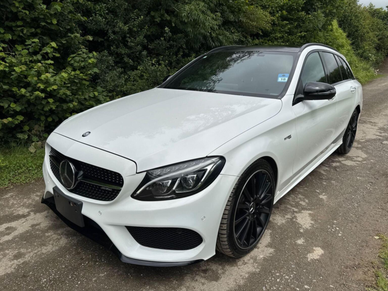 2017 Mercedes-Benz C Class 3.0 C43 V6 Amg (premium Plus) G-Tronic+ 4matic Euro 6 (s/s) 5dr in White — image 1