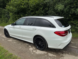 2017 Mercedes-Benz C Class 3.0 C43 V6 Amg (premium Plus) G-Tronic+ 4matic Euro 6 (s/s) 5dr in White — image 4