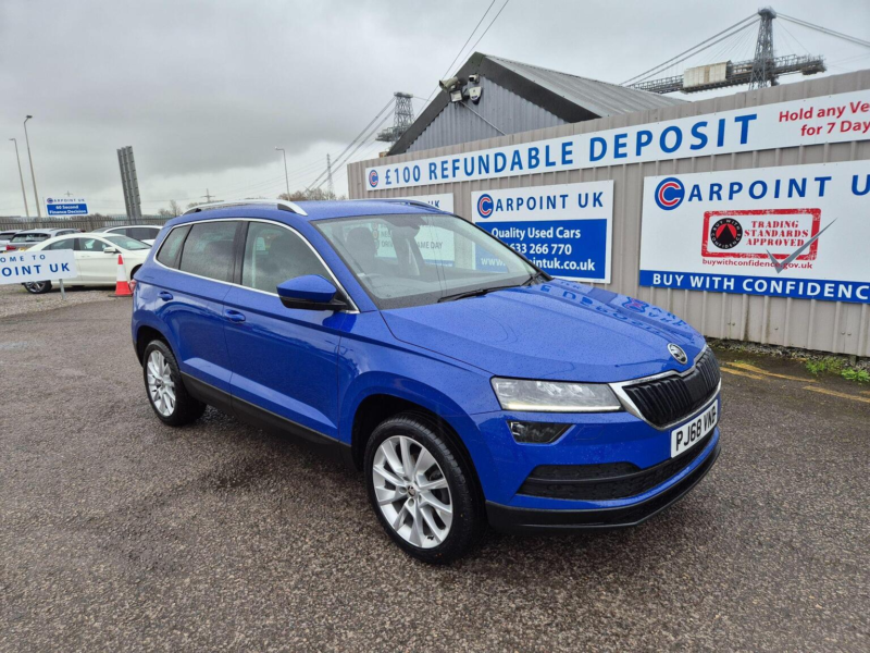 2018 Skoda Karoq 1.6 Tdi Se L Euro 6 (s/s) 5dr in Blue — image 1
