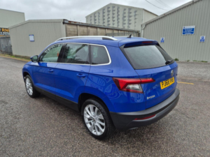 2018 Skoda Karoq 1.6 Tdi Se L Euro 6 (s/s) 5dr in Blue — image 4
