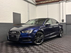 2017 Audi S3 2.0 Tfsi Saloon 4dr Petrol S Tronic Quattro Euro 6 (s/s) (310 Ps) in Blue — image 2