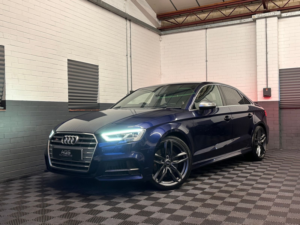 2017 Audi S3 2.0 Tfsi Saloon 4dr Petrol S Tronic Quattro Euro 6 (s/s) (310 Ps) in Blue — image 4