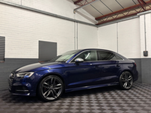 2017 Audi S3 2.0 Tfsi Saloon 4dr Petrol S Tronic Quattro Euro 6 (s/s) (310 Ps) in Blue — image 6