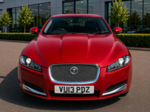2013 Jaguar Xf 2.2d Luxury Auto Euro 5 (s/s) 4dr in Red — image 2