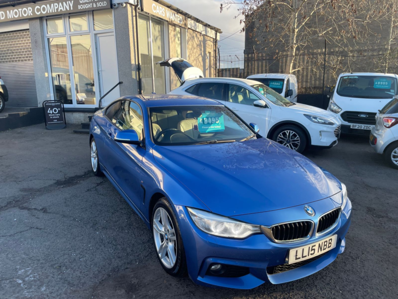 2015 BMW 4 Series 2.0l 420d M Sport Auto Coupe 2dr Diesel Automatic Euro 6 (188 Bhp) in Blue — image 1