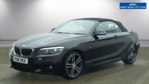 2018 BMW 2 Series 2.0 218d M Sport Auto Euro 6 (s/s) 2dr in Black — image 2