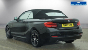 2018 BMW 2 Series 2.0 218d M Sport Auto Euro 6 (s/s) 2dr in Black — image 3