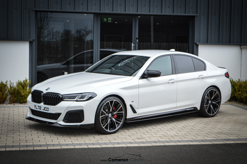 2023 BMW 5 Series 2.0 520d M Sport Saloon in White — image 1