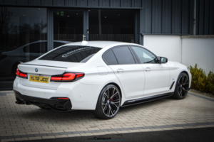 2023 BMW 5 Series 2.0 520d M Sport Saloon in White — image 2