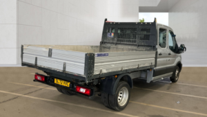 2022 Ford Transit 2.0 350 Ecoblue Leader Double Cab Tipper 4dr Diesel Manual Rwd L3 Euro 6 130 Ps in Silver — image 4