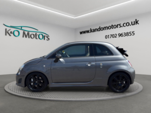 2014 Abarth 695c 1.4 T-Jet Edizione Maserati Cabrio 2dr Petrol Auto Euro 5 (180 Bhp) in Grey — image 3