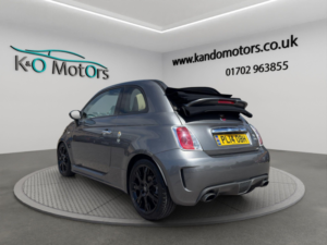 2014 Abarth 695c 1.4 T-Jet Edizione Maserati Cabrio 2dr Petrol Auto Euro 5 (180 Bhp) in Grey — image 4