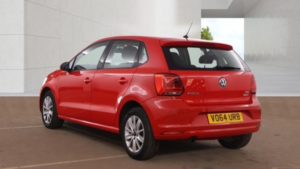 2014 Volkswagen Polo 1.2 Tsi Bluemotion Tech Se in Red — image 3