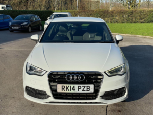 2014 Audi A3 2.0 Tdi S Line Sportback Euro 5 (s/s) 5dr in White — image 3