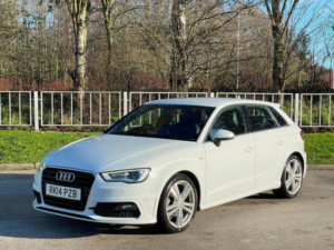 2014 Audi A3 2.0 Tdi S Line Sportback Euro 5 (s/s) 5dr in White — image 4