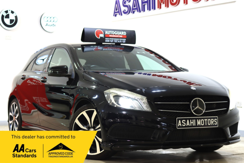 2013 Mercedes-Benz A Class 1.6 A180 Blueefficiency Sport 7g-Dct Euro 6 (s/s) 5dr in Black — image 1