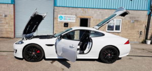 2015 Jaguar Xk 5.0 V8 Dynamic R Auto Euro 5 2dr in White — image 3