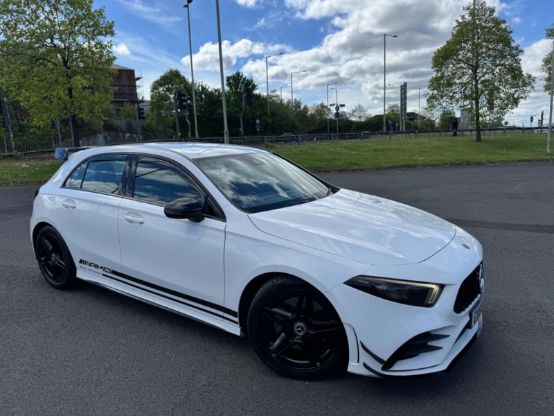 2018 Mercedes-Benz A Class 2.0 A250 Amg Line 7g-Dct Euro 6 (s/s) 5dr in White — image 1