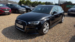 2018 Audi A3 1.6 Tdi 30 S Line Sportback Euro 6 (s/s) 5dr in Black — image 3
