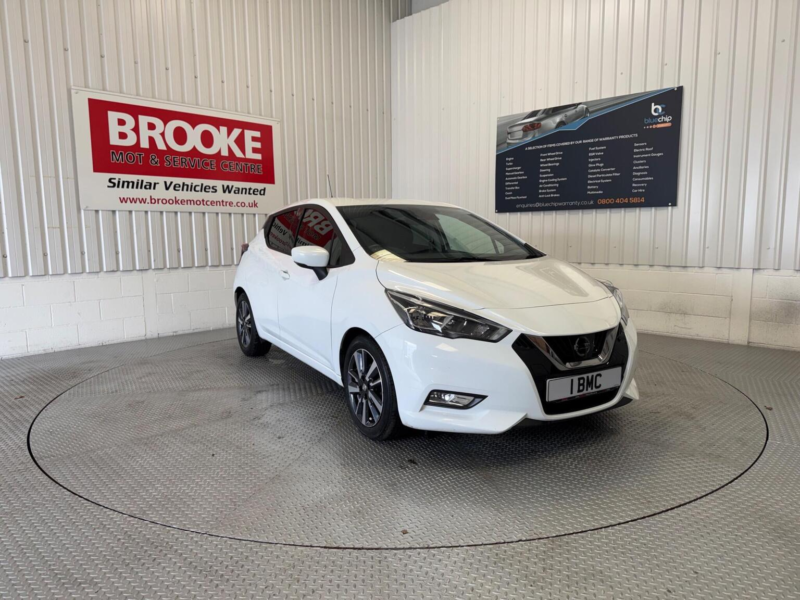2017 Nissan Micra 0.9 Ig-T N-Connecta Euro 6 (s/s) 5dr in White — image 1