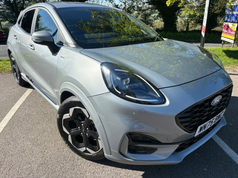 2025 Ford Puma 1.0 Puma St-Line X 5 Door 1.0l Ecoboost 125ps Mhev 6 Speed Manual in Silver — image 1