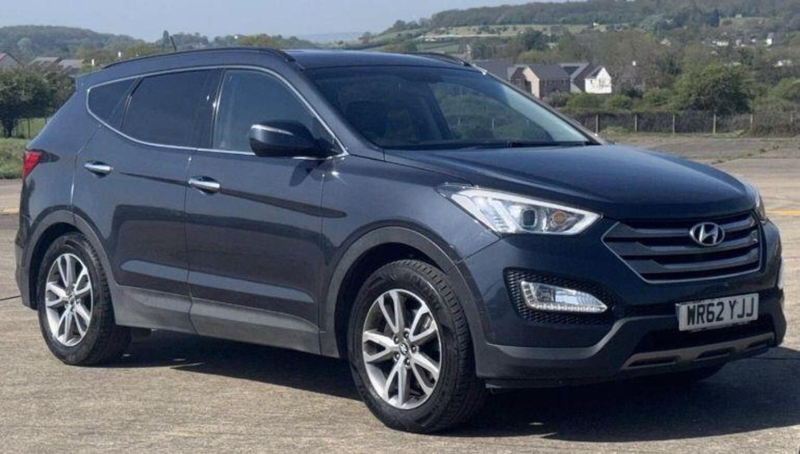 2013 Hyundai Santa Fe 2.2 Crdi Premium Auto 4WD Euro 5 5dr (7 Seat) in Blue — image 1