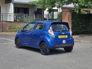 2011 Chevrolet Spark 1.0i Ls Hatchback 5dr Petrol Manual Euro 5 (68 Ps) in Blue — image 4