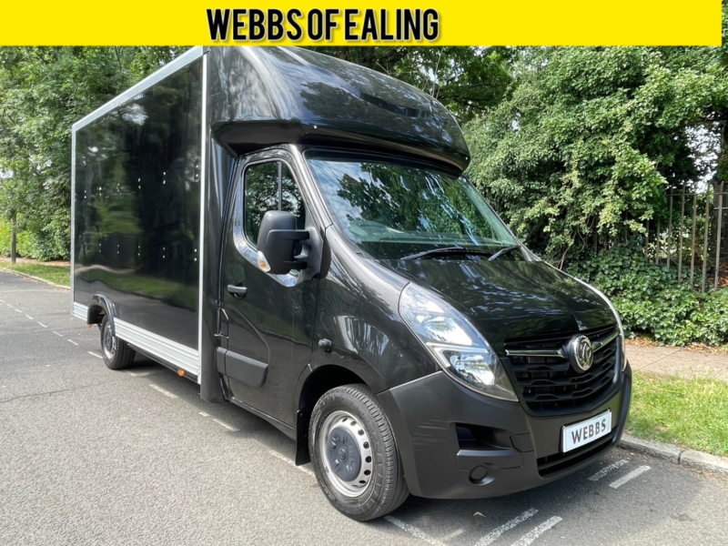2021 Vauxhall Movano 2.3 Cdti 3500 Biturbo Luton Low Loader in Black — image 1
