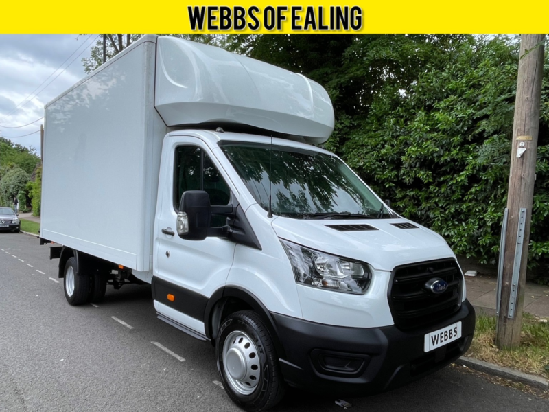 2023 Ford Transit 2.0 Transit Leader Single Luton Van 350 L4 2.0l Ecoblue 130ps Rwd 6 Speed Manual in White — image 1