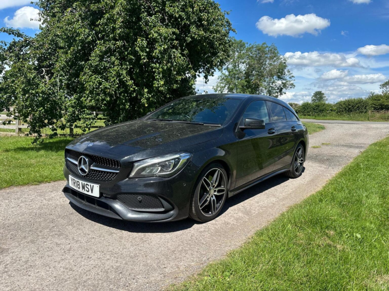 2018 Mercedes-Benz Cla 2.1 Cla220d Amg Line Shooting Brake 7g-Dct Euro 6 (s/s) 5dr in Black — image 1